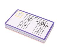 Nota Musicale Flash Schede, Schede Flash a Doppia Faccia a Doppia Faccia a Colore per L'apprendimento, con Colori Vivaci e Stampa di Grandi Dimensioni, Angoli Rotondi e