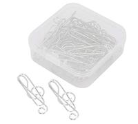 Nota musicale Graffetta decorativa in metallo per graffette per progetti artigianali di ufficio, casa, scuola, filo di ferro 1,2 cm, 20 pezzi (Argento)