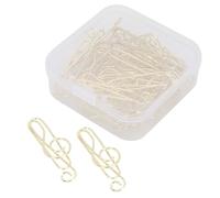 Nota musicale Graffetta decorativa in metallo per graffette per progetti artigianali di ufficio, casa, scuola, filo di ferro 1,2 cm, 20 pezzi (Oro)