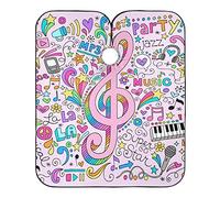 Nota Musicale Pace Amore Segno Mantella Taglio Capelli Regolabile Taglio Di Capelli Mantello Impermeabile Mantella Parrucchiere Per Bambini Barbieri Parrucchieri 140X168Cm