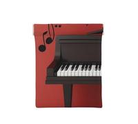 Nota musicale per pianoforte stampata, Spremere il portafoglio superiore da donna Borsa portaoggetti Piccola portamonete Portamonete