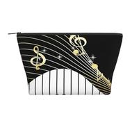 Nota musicale per tastiera di pianoforte, Borsa da toilette Borsa per trucco Borsa per cosmetici Borsa da toilette da viaggio portatile