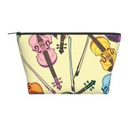 Nota musicale per violino, Borsa da toilette Borsa per trucco Borsa per cosmetici Borsa da toilette da viaggio portatile