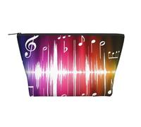 Nota musicale stampata, Borsa da toilette Borsa per trucco Borsa per cosmetici Borsa da toilette da viaggio portatile