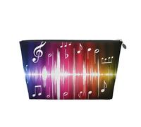 Nota musicale stampata, Borsa da toilette Borsa per trucco Borsa per cosmetici Borsa da toilette da viaggio portatile