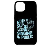 Nota per il canto autodidatta nel cantante pubblico Custodia per iPhone 13