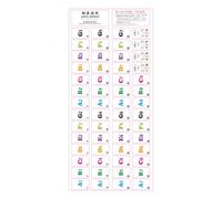 Nota Per Tastiera Elettronica Etichette Music Education Decals Adatti 88 61 54 PVC Texture Easy Position Regolazione Rimovibile Pianoforte Adesivi Pianoforte Rimovibili