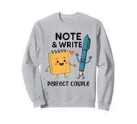 Nota & Scrivi Quaderno Perfetto per Coppie Felpa