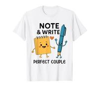 Nota & Scrivi Quaderno Perfetto per Coppie Maglietta