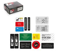 Nota Sicurezza Autoadesivo Del Veicolo Restauro Adesivo per BMW M3 E36 Z3