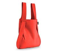 Notabag zaino convertibile 2 in 1 | Resistente all'acqua, riutilizzabile, borsa-zaino pieghevole (Red)