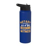 Notaio perché le tue grandi decisioni hanno bisogno di un Notaio Testimone Stainless Steel Insulated Water Bottle
