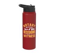 Notaio perché le tue grandi decisioni hanno bisogno di un Notaio Testimone Stainless Steel Insulated Water Bottle