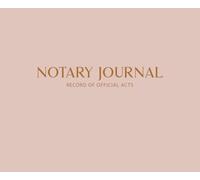 Notary Journal: Notary Public Record Book with 292 Act Entries | 150 Pages | Notary Public Record Book Perfect for Mobile & Loan Signing Notaries (8.5" x7") - Pink