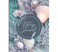 Notary Journal: Official Notary Log Book To Record Notarial Acts | 220 Entries | Notary Public Record Book For Women | Teal Sea Shell