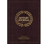 Notary Journal: Official Notary Public Log Book with Reference Guide | 200 Numbered Entries, Thumbprint Space and Fee Log | Record of Notarial Acts