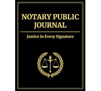 Notary Public Journal: Record & Track Notarial Acts: A Complete Log Book for Effortless Management of Your Notary Responsibilities