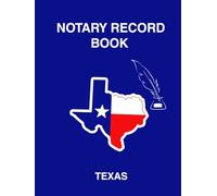 NOTARY RECORD BOOK: TEXAS