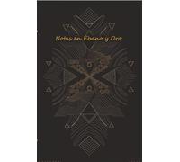 Notas en Ébano y Oro: Cuaderno de notas en tapa dura con 150 páginas rayadas para escritura elegante