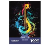 Notazione musicale Puzzle Intrattenimento Creativo 1000 Elementi Partiture musicali Puzzle Di Autotone Decora La Casa Giochi-rompicapo Per Adulti E Bambini 70x50cm/1000pcs