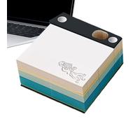 Note adesive 3D - Notepad di intaglio di carta vintage | Classico rilievo appiccicoso inciso per la classe 'ufficio a casa | Elegante regalo Women Women | Pianificazione della scrittura