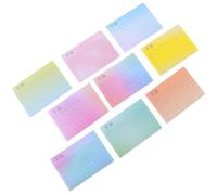 Note Adesive Colorate Portatili, Libro da 50 Pagine, Carta | Autoadesive Forte, Strappabili senza Tracce, per Ufficio e Studio, Design Semplice e Grazioso