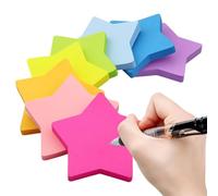 Note adesive | Colori vivaci Forniture scolastiche autoadesive - Note riposizionabili estetiche | Per la casa, il lavoro, dormitorio, ufficio, università, scuola elementare, Sa