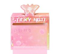 Note Adesive Con Glitter Blocco Appunti Linguette Traslucide Estetiche | Note Adesive Scintillanti Per Aula College Colleghi Studio Ufficio Casa Scuola Insegnante Com