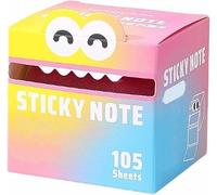 Note adesive con simpatico motivo di mostri, divertenti note adesive a forma di animale, piccoli da fare, cancelleria, forniture per ufficio e scuola (G)