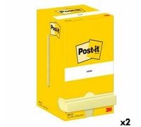 Note Adesive Post-it 76 x 76 mm Giallo [2 Unità]