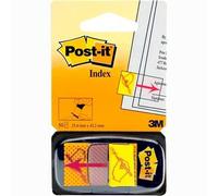 Note Adesive Post-it INDEX 680 Giallo 25 x 50 mm