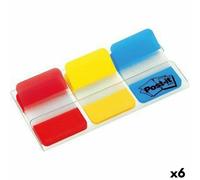 Note Adesive Post-it Multicolore 22 Fogli 25 x 38 mm [6 Unità]