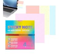 Note Adesive Trasparenti 240 Fogli 4 Formati Glitter Estraibili Autoadesivi | Memo Pad con Linguette Adesive Scintillanti Per Annotazione Libri Lista Cose Da Diario Planner Ufficio Scuola