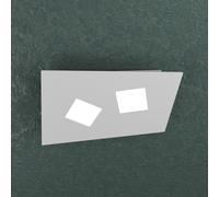 NOTE APPLIQUE-PLAFONIERA 2 LUCI GRIGIO 1140-2-GR
