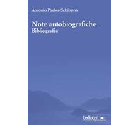 Note autobiografiche. Bibliografia
