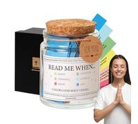 Note bibliche su stati d'animo diversi, vaso con note bibliche per emozioni - Emozioni e sentimenti del barattolo della Bibbia fatto a mano | Ispirazione Auguri Note Barattolo di devozionale cristiano