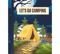 Note book: A cute camping themed Journal notebook