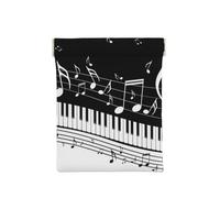 Note chiave del pianoforte, Spremere il portafoglio superiore da donna Borsa portaoggetti Piccola portamonete Portamonete