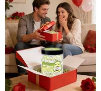 Note d'amore per lui | 60 pezzi compatti - barattolo di biglietti di affermazione per donne - per compleanno, Natale, Capodanno, San