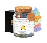 Note della Bibbia Emozioni del barattolo - Verde di cristiano ispirato colorato, credenti realizzati in Scrittura fatti a mano | VERSE PREGHIERA JAR, NOTE EMOTION BASE DI FEDERE CONTENITORE, FOR
