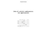 Note di calcolo combinatorio con applicazioni
