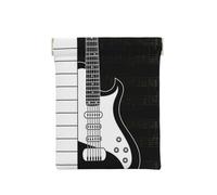 Note Di Chitarra E Pentagramma, Spremere il portafoglio superiore da donna Borsa portaoggetti Piccola portamonete Portamonete