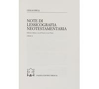 Note di lessicografia neotestamentaria (Vol. 2)