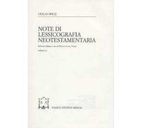 Note di lessicografia neotestamentaria. Vol. 2