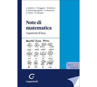 Note di matematica. Argomenti di base [Paperback] [Sep 04, 2025] Ballerio, Augus