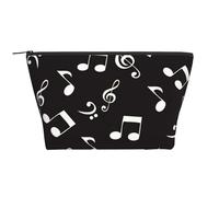 Note di musica bianca, Borsa da toilette Borsa per trucco Borsa per cosmetici Borsa da toilette da viaggio portatile