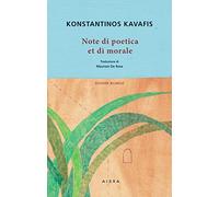 Note di poetica et di morale. Ediz. greca e italiana