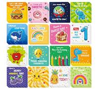 Note di pranzo ispiratrici, biglietti motivazionali per bambini, incoraggiamento, citazioni positive per il pranzo, note - Biglietti di affermazione positivi, scatola del pranzo, appunti per ragazze