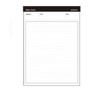 Note di riunione Notebook Planner Sticky Notes Meeting Business Work Planning Daily Planner Tear Off