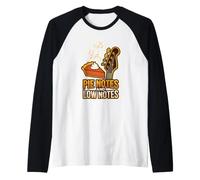 Note di Torta e Musica Bassa Slice frustata Chitarra Collo Crema Maglia con Maniche Raglan